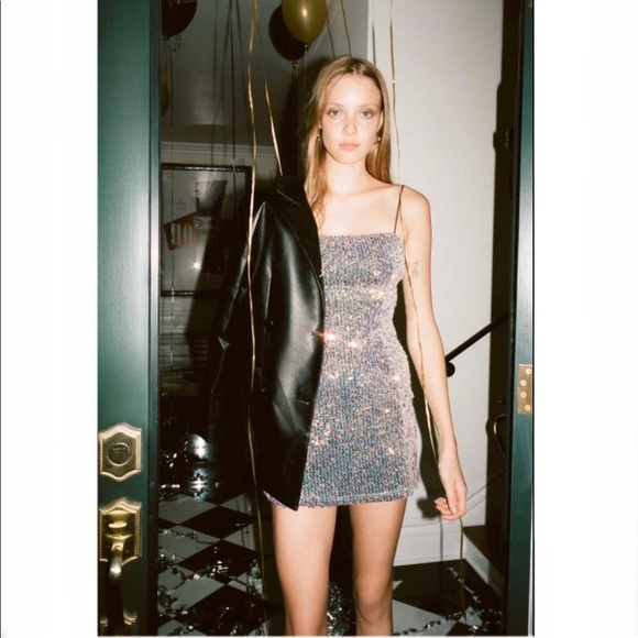 Urban Outfitters UO Kyle Sequin Mini Dress - Picture 6 of 13